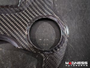  Alfa Romeo Giulia Shift Gate & Stereo Control Trim - Carbon Fiber - Pre '20 - Feroce Carbon